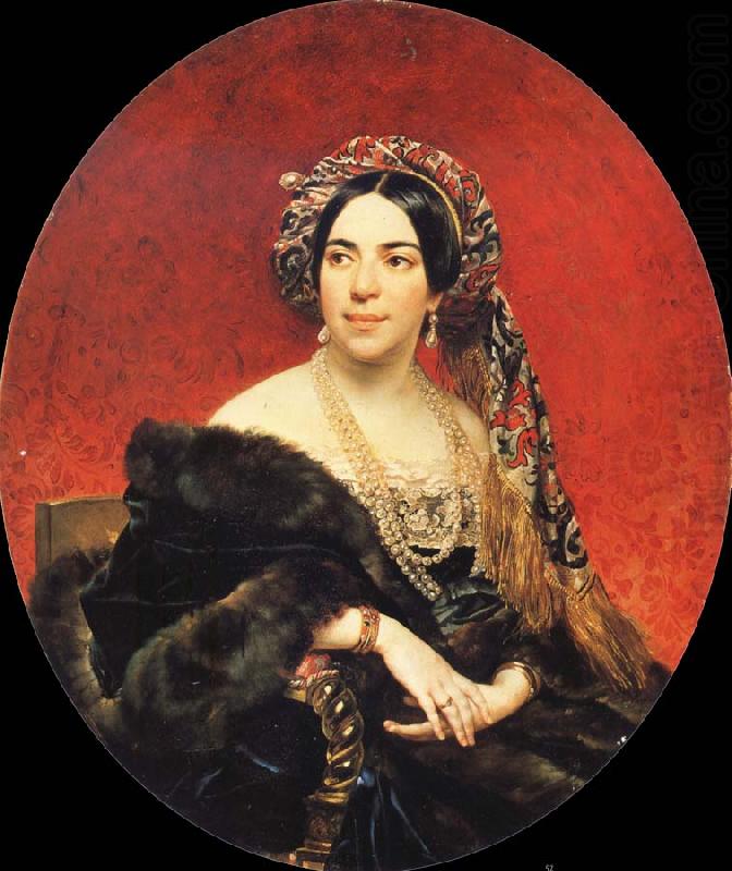 Karl Briullov Portrait of Princess Maria Volkonskaya oil painting picture